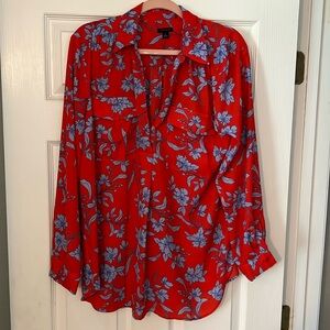 Ann Taylor Floral Blouse